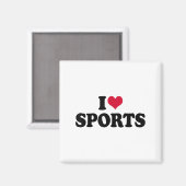 Aimant I Love Srts Fitness Motivation  (Recto/Verso)