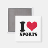 Aimant I Love Srts Fitness Motivation  (Recto/Verso)