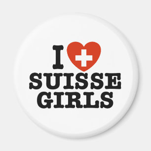 Aimant I Love Suisse Girls