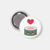 Aimant I love Sushi (Recto/Verso)