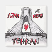 Aimant I love Tehran (Devant)