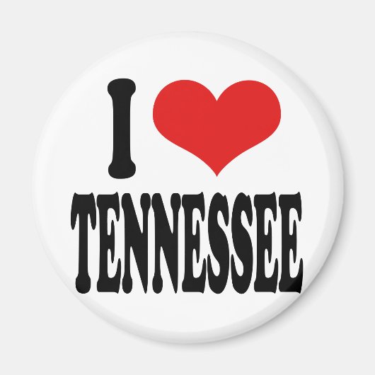 Aimant I Love Tennessee (Devant)