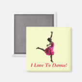 Aimant I Love to dance ! (Recto/Verso)