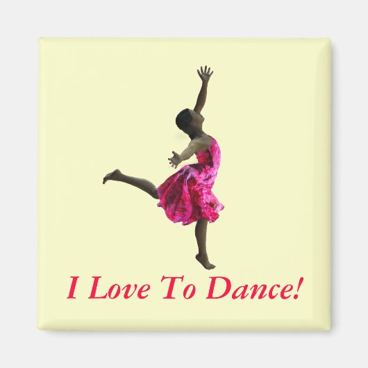 Aimant I Love to dance ! (Devant)