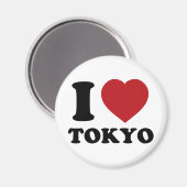 Aimant I Love Tokyo (Recto/Verso)