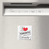 Aimant I Love Toronto Canada (In Situ (Lave-vaisselle))