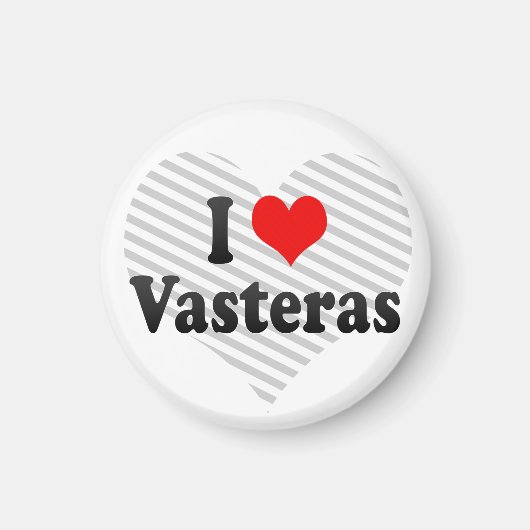 Aimant I Love Vasteras, Suède (Devant)