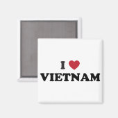Aimant I Love Vietnam (Recto/Verso)