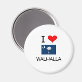 Aimant I Love Walhalla Caroline du Sud (Recto/Verso)