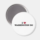 Aimant I Love Washington DC (Recto/Verso)