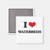 Aimant I Love Waterbed (Recto/Verso)