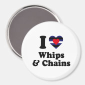Aimant I Love Whips and Chains (Recto/Verso)