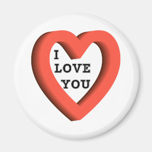 AIMANT I LOVE YOU BUTTONS