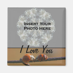 Aimant I Love You Ladybugs Photo
