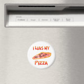 Aimant I Luvs Pizza (In Situ (Lave-vaisselle))