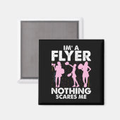 Aimant I’m A Flyer Nothing Scares Me Cheer Cheerleading C (Recto/Verso)