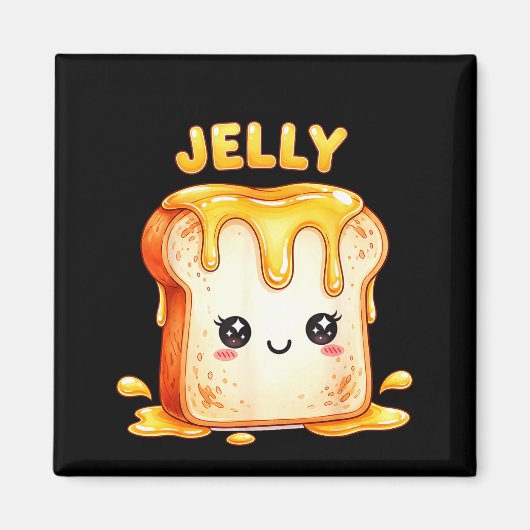 Aimant I’m With The Jelly Funny Matching Couple Cute Kawa (Devant)