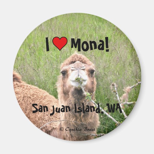 Aimant I ♥ Mona ! (Devant)