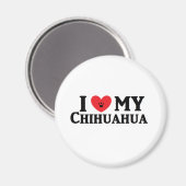 Aimant I ♥ My Chihuahua (Recto/Verso)