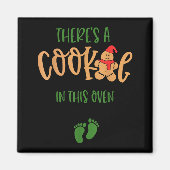 Aimant I Put A Cookie In That Oven Couples Christmas Preg (Devant)