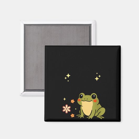 Aimant I Refuse To Lose My Whimsy – Cute Frog Quote Funny (Recto/Verso)