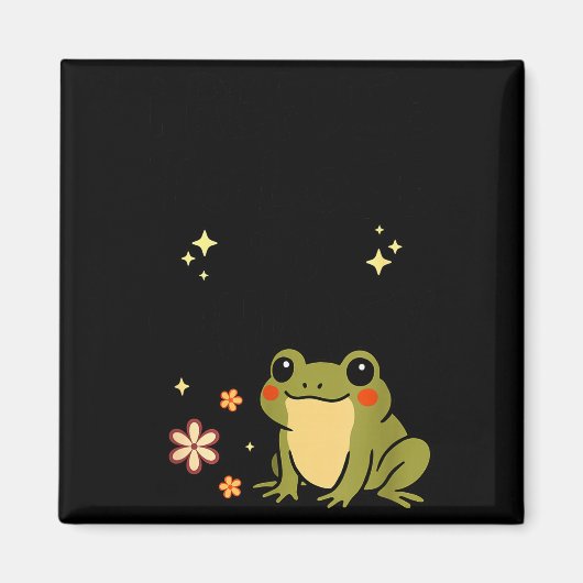 Aimant I Refuse To Lose My Whimsy – Cute Frog Quote Funny (Devant)