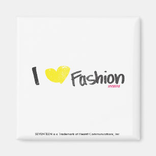 Aimant I rose de mode de coeur