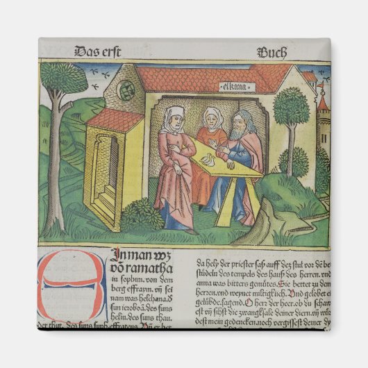 Aimant I Samuel 1:8 Elkanah confort Hannah, du 'Nu (Devant)