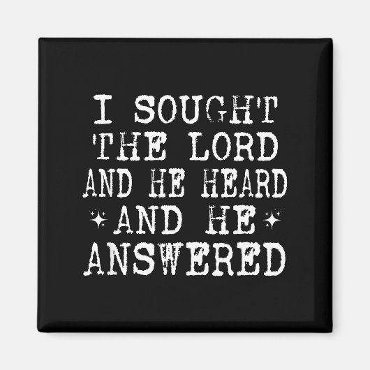 Aimant I Sought The Lord And He Heard And He Answered, Ch (Devant)