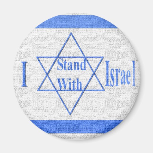 Aimant I Stand with Israel (Devant)