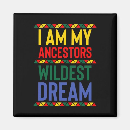 Aimant I Sur My Ancestors Braconnage Dream Black History  (Devant)