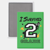Aimant I Survive 2e année (Recto/Verso)