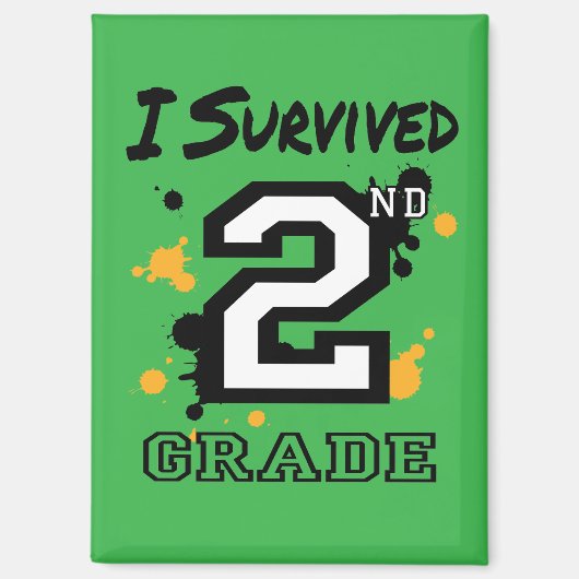 Aimant I Survive 2e année (Recto)