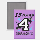 Aimant I Survive 4e année (Recto/Verso)