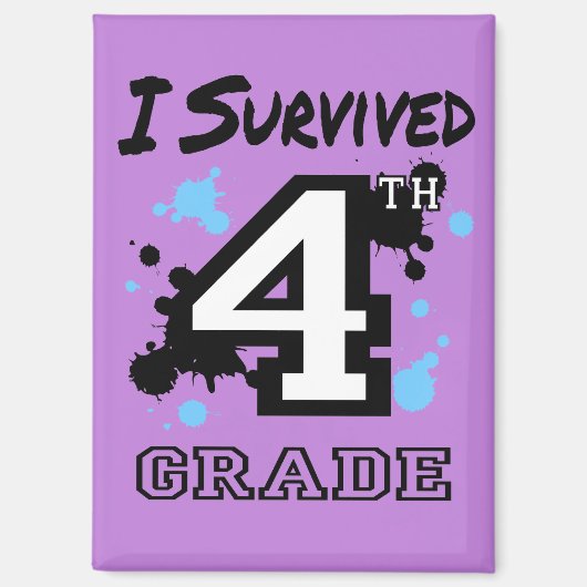 Aimant I Survive 4e année (Recto)
