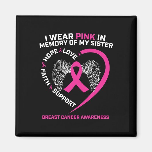 Aimant I Wear Pink (Devant)