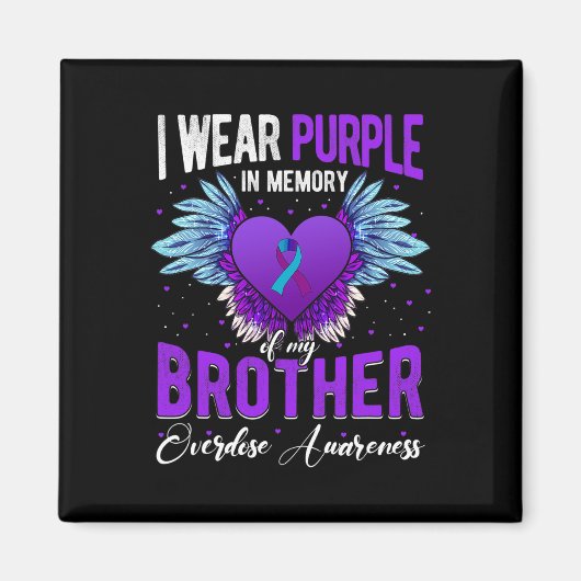 Aimant I Wear Purple (Devant)