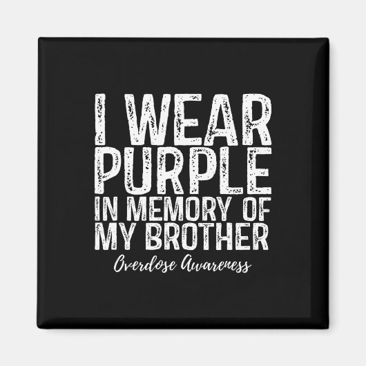 Aimant I Wear Purple (Devant)