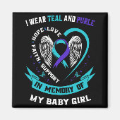 Aimant I Wear Teal And Purple Ba (Devant)