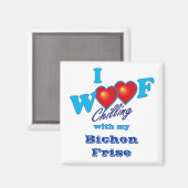 Aimant I Woof Bichon Frise (Recto/Verso)