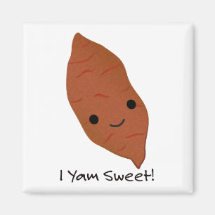 Aimant I Yam Sweet Cute kawaii Sweet Potato