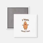 Aimant I Yam What I Yam Dancing Sweet Potato Thanksgiving (Recto/Verso)