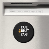 Aimant I Yam What I Yam Design - Sweet Potato Lover Desig (In Situ (Lave-vaisselle))