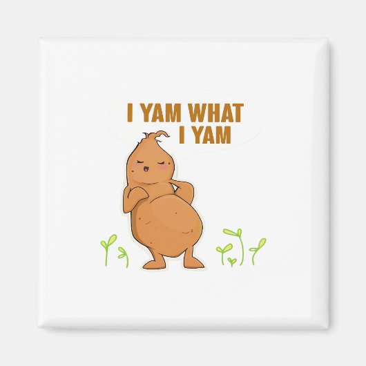 Aimant I Yam What I Yam Trendy Basic (Devant)