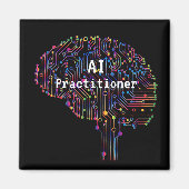 Aimant IA Praticien de l'intelligence artificielle (Devant)