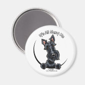 Aimant IAAM d'Écosse noire (Recto/Verso)