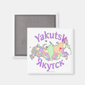 Aimant Iakoutsk Russie (Recto/Verso)