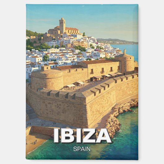 Aimant Ibiza Dalt Vila Espagne Voyage (Recto)