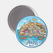 Aimant Ibiza Espagne (Recto/Verso)