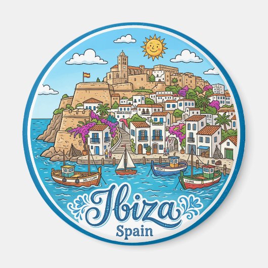 Aimant Ibiza Espagne (Devant)